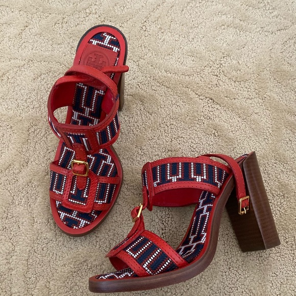 Tory Burch Florian Heeled Sandal - Picture 2 of 5